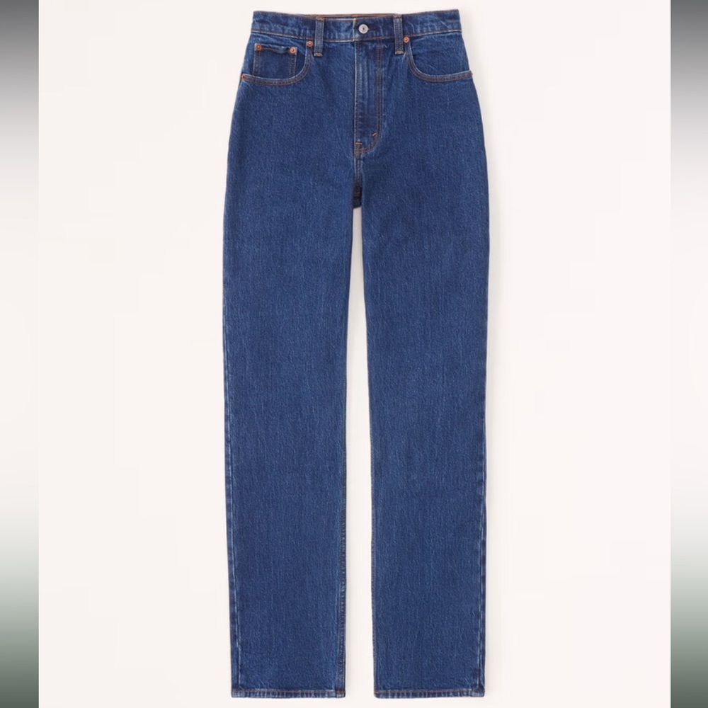 NWOT Abercrombie Ultra High Rise 90s Straight Jean